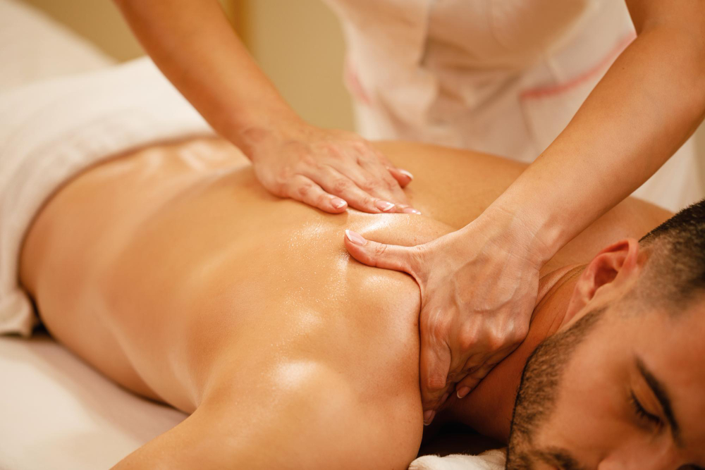 Professional Signature Massage treatment with essential oils in serene spa environment